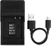 Norifon DMW-BCJ13 USB Charger for Panasonic Lumix DMC-LX5, DMC-LX5GK, DMC-LX5K, DMC-LX5W, DMC-LX7, DMC-LX7GK, DMC-LX7K, DMC-LX7W Camera and More