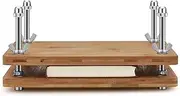 Sasylvia Book Press Binding Wooden and Bamboo Book Board for Book Binding Portable Book Press Machine for Handmade Paper Press Bookbinding Supplies(11.6 x 7.9 Inch)