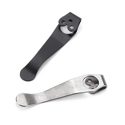 New Durable DIY Titanium Pocket Clip Tool Clip Back For Spyderco C81 C10 C11 E