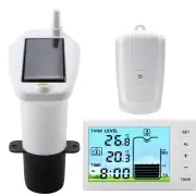 Ultrasonic Level Sensor Ultrasonic Water Tank Liquid Depth Level Meter Sensor Liquid Level Sensor with Temperature Displ