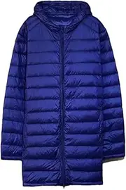 [Haitpant] Winter Long Duck Down Jacket Men Feather Parka Ultra Light Down Jacket Lightweight Warm Puffer Jackets