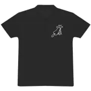 'Silly Giraffe' Adult Polo Shirt / T-Shirt (PL017792)
