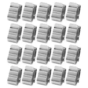20 Pcs Photovoltaic Clamp Cable Holder Clips Wire Tidy Flat Trailer