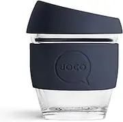 JOCO 4oz Glass Reusable Coffee Cup (Mood Indigo)