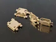 2x Micro USB Female Socket Connector Port,5-Pin DIP 180° Replacement #°