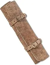 Leather Knife Bag for Chefs - Real Leather Chef's Knife Roll Large - Knife Bag Chef's Knife Lockable Cooking Bag Sam