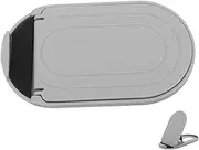 KALLORY Portable Adjustable Desk Phone Stand Compact Mobile Holder for Tabletop Foldable Design for Office Home Travel Supports Phones and Tablets