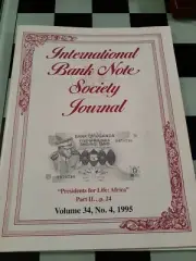 International Bank Note Society Journal - Volume 34, No. 4, 1995
