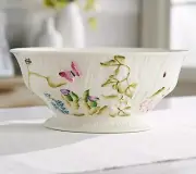 NIB Belleek Floral Springtime 10" Bowl Porcelain China Made in Ireland NEW