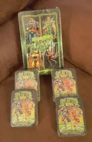 WARRIORS OF PLASM & 4 SPATTER BOWL Collector Card Tin Sets - New/Sealed In TINS
