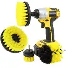 3Piece Electric Drill Brush Grout Power Scrubber Cleaning Brush Tub Cleaner Tool