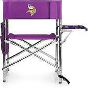 PICNIC TIME NFL Sports Side Table, Beach, Camp Chair for Adults, One Size, Purple