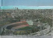 Uncommon Los Angeles Memorial Coliseum 1984 Olympics 5x7 Foil Finished Postcard