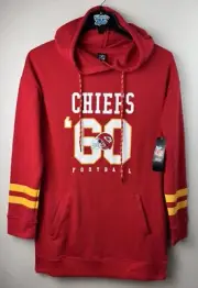 Chiefs Football Women’s Large NFL Team Red Long Sleeve Pullover Hoodie
