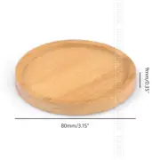14 Style round Square Flower Pots Planter Bamboo Tray Wood Holder Home Decor Gar
