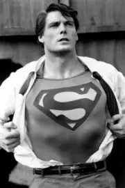 Christopher Reeve As Super-man And Clark Kent Movie Wall Art Home - POSTER