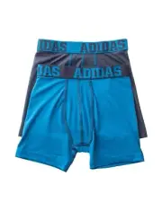 Adidas Boy's Sport Performance Climalite Pack of Two Boxer Briefs L37148 Size L