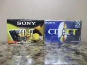 (2) Sony CD-IT 90 Minute High Bias Cassette Tapes - Sealed