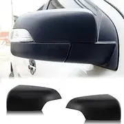 SUERAUTO4X4 for Ford Ranger PX1 PX2 PX3 2011-2022 & Ford Everest UA UAII 2015-2022 Accessories Side Mirror Cover Cap, Side Door Rearview Wing Mirror Housing Cover Caps Trim Car Exterior, Matte Black