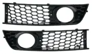 HONEYCOMB HEX MESH FOG LIGHT OPEN VENT BUMPER GRILL INTAKE FOR AUDI A4 B6 02-05 (for: Audi)