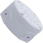 CAXUSD Boxes Monitoring Waterproof Box Toast with Lid Lighting Trash Cans Sign Tape Schoolbag Keychains Wire Trash Cans Outdoor Tape Special-shaped Trash Can Key Ring Aluminum Alloy White