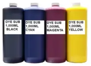 COMPATIBLE DYE SUBLIMATION REFILL INK FOR MUTOH MIMAKI ROLAND (CYMK) + CLEANING