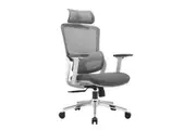 Maestro Furniture Vivian High Mesh Back Fabric Seat Ergonomic Computer Office Working Chair Grey