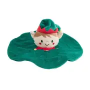 Merry & Bright Elf Plush Dog Toy Green Crinkle Thrash Stuffy Christmas New
