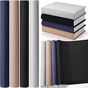 SmoothNovelty 4 Pcs Book Cloth Bookcover Fabric Surface with Paper Backed Binding Cloth Fabric Book Cover for Scrapbooking Album DIY Craft Supplies Home, 4 Colors(Classic Color,40 x 16 Inches)