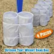 4 Pcs Pack Weight Sand Bag Outdoor Gazebo Tent Anchor Kit with Carry Strap