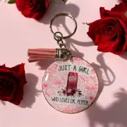 Choice Of Dr Pepper OR DIET COKE HANSMADE KEY CHAIN