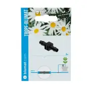 Blumat 8mm Hose Unions (3 Piece) - Connect Drip Line Tubing to Expand Irrigation