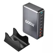 600W Gan Charger USB C Fast Desktop 8-port USB Type C Pd Charger Fast Charge 3.1