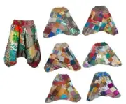20 Pc Indian Afghani Hippie Baggy Alibaba Cotton Yoga Dance Patchwork Harem Pant