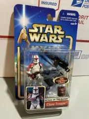 2002 Star Wars Saga Attack of the Clones Collection 1 Clone Trooper Figure #17