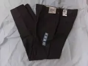 Mens Sz 32x34 Standard Collection Classic Fit Gray Dockers Flat Front Pants NEW