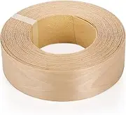 yarlung 2 Inch x 50 Feet Roll Wood Veneer Edge Banding, Preglued Birch Plywood Edging Iron on with Hot Melt Adhesive, Flexible Wood Tape Sanded to Perfection for Furniture Restoration