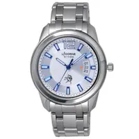 在飛比找momo購物網優惠-【LICORNE】日之轉換點日期腕錶-藍(LT085MWWI