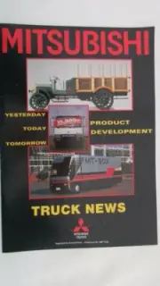MITSUBISHI TRUCK NEWS YESTERDAY TODAY TOMORROW SALES BROCHURE 1931-1990