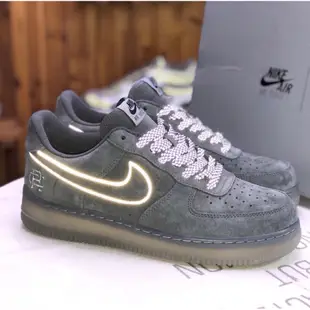 Nike Air Force 1 07 LV8 Suede AF1 灰麂皮 3M反光 男女 AA1117-900