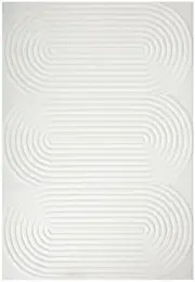 Lotus Carl White Rug