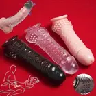 Men Male Cock-Girth-Enlarger-Enhancer-Penis-Extension-Extender-Sheath Sleeve Big