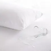 CottonMore 100% cotton Terry Towelling Waterproof Mattress Protector Fitted Sheet - Double