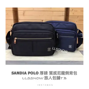 (現貨-大款）SANDIA POLO 厚磅 休閒質感尼龍側背包 斜背包 男用側背包 男用包包 男用包 包包 尼龍側背包