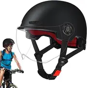 Bike Helmet | Lightweight Cycle Helmet | Light Magnetic Goggle Sun Visor | Bike Helmet Men | Resistant Electric Scooter Helmets | Skateboard Helmets Adult, ebikKe Helmets, Head Protector for Men Women