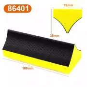 Flexible Hand Sanding Block with Interchangeable Shapes and Assorted Pads