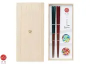 ADERIA Tsugaru Vidro Matsuri Hanabi Chopstick Rest/Chopstick Set Made in Japan
