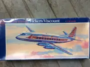 Glencoe Models 1/96 Scale Vickers Viscount Capital Airlines Model Kit #05501 S