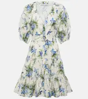 [Veronica Beard] Veronica Beard Dewey cotton minidress AU 4 white