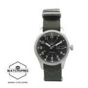 Seiko 5 Sports Automatic Army Green Nylon Strap Watch SRPJ85K1 AU FAST & FREE